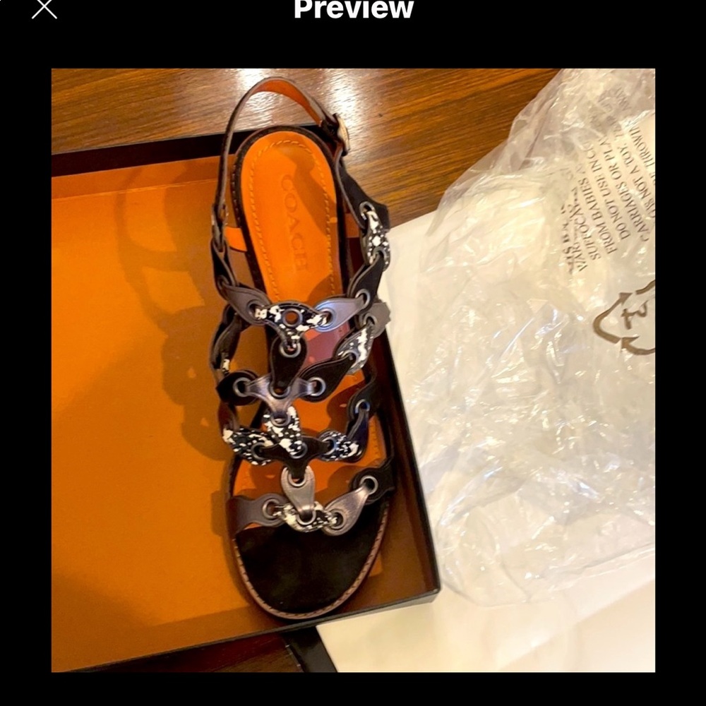 NWT NEW COACH SANDALS SZ 11